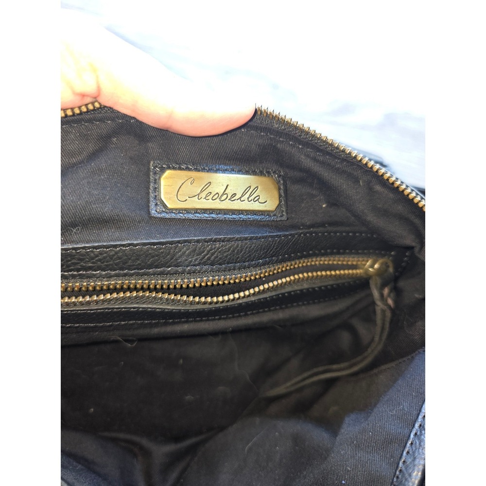 Cleobella Women Shoulder Bag Pink Embroidered Leather Boho Crossbody colorful - Picture 12 of 16